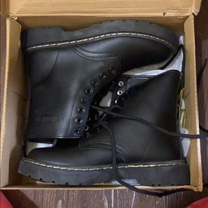 Fo Leather combat boots.